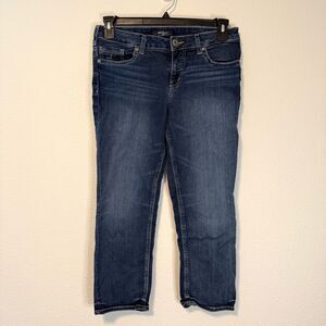 Silver Jeans Co Suki Capri Dark Wash Denim Size 30